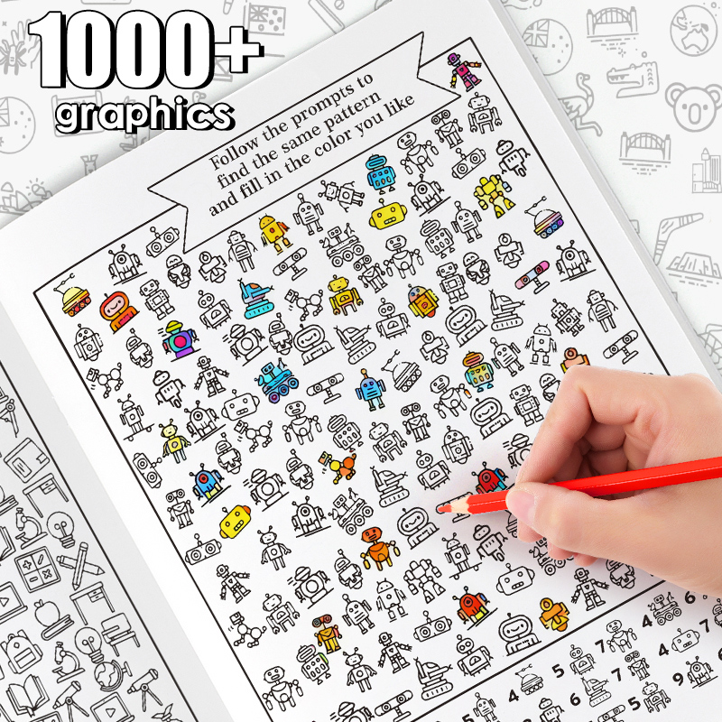 Food Snacks Coloring Book - Interaktives Buch mit versteckten Mustern |