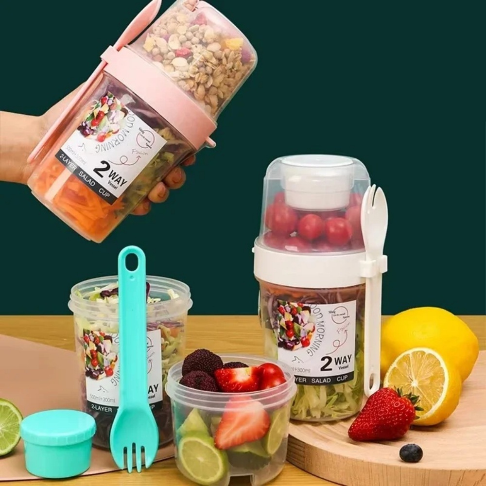 Food Snacks Wholesale - Tragbare Salat Tasse Frühstück Tasse Lebensmittel