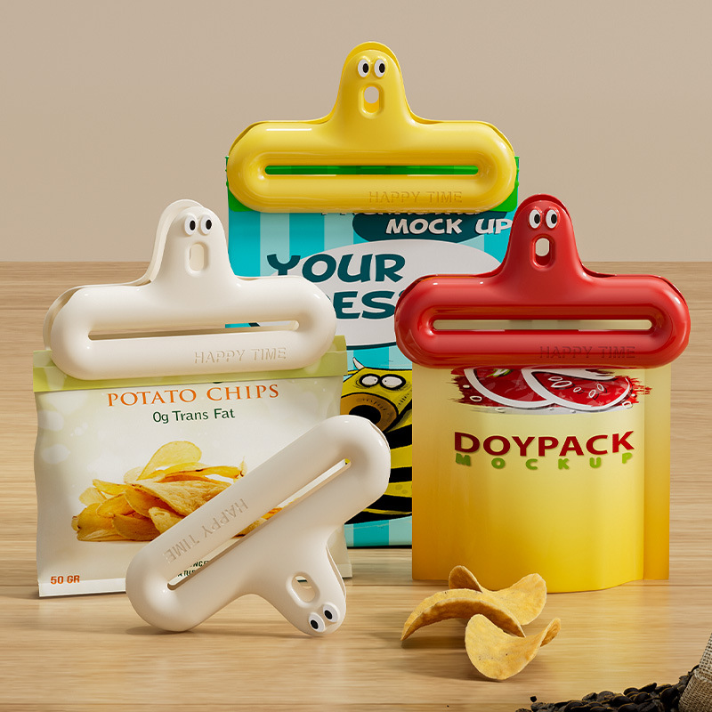 Food Snacks Wholesale - 1/4 Cartoon-Verschlussklammer, feuchtigkeitsbeständig, zum Fixieren von