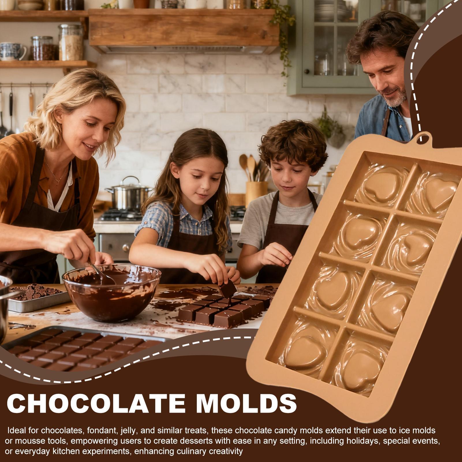 Food Protein Snacks - Candy-Bar-Formen, lebensmittelecht, flexibel, leicht zu entformen,