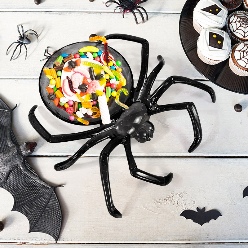Halloween Spinnenförmige Schal – Food Snacks Basket Bewertung und Preis