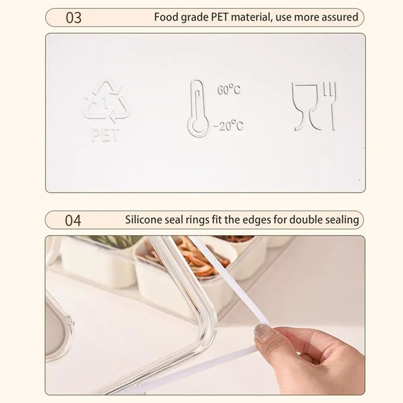 9-Fächer-Serviertablett mit De – Food Snacks Box Bewertung und Preis