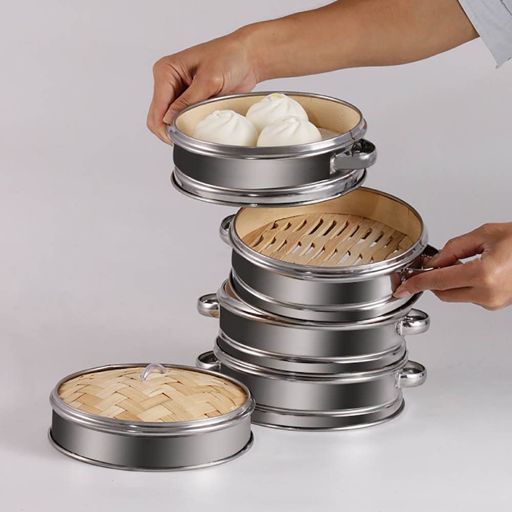 Neuer Bambus Bambus dampfer We – Food Snacks Basket Bewertung und Preis