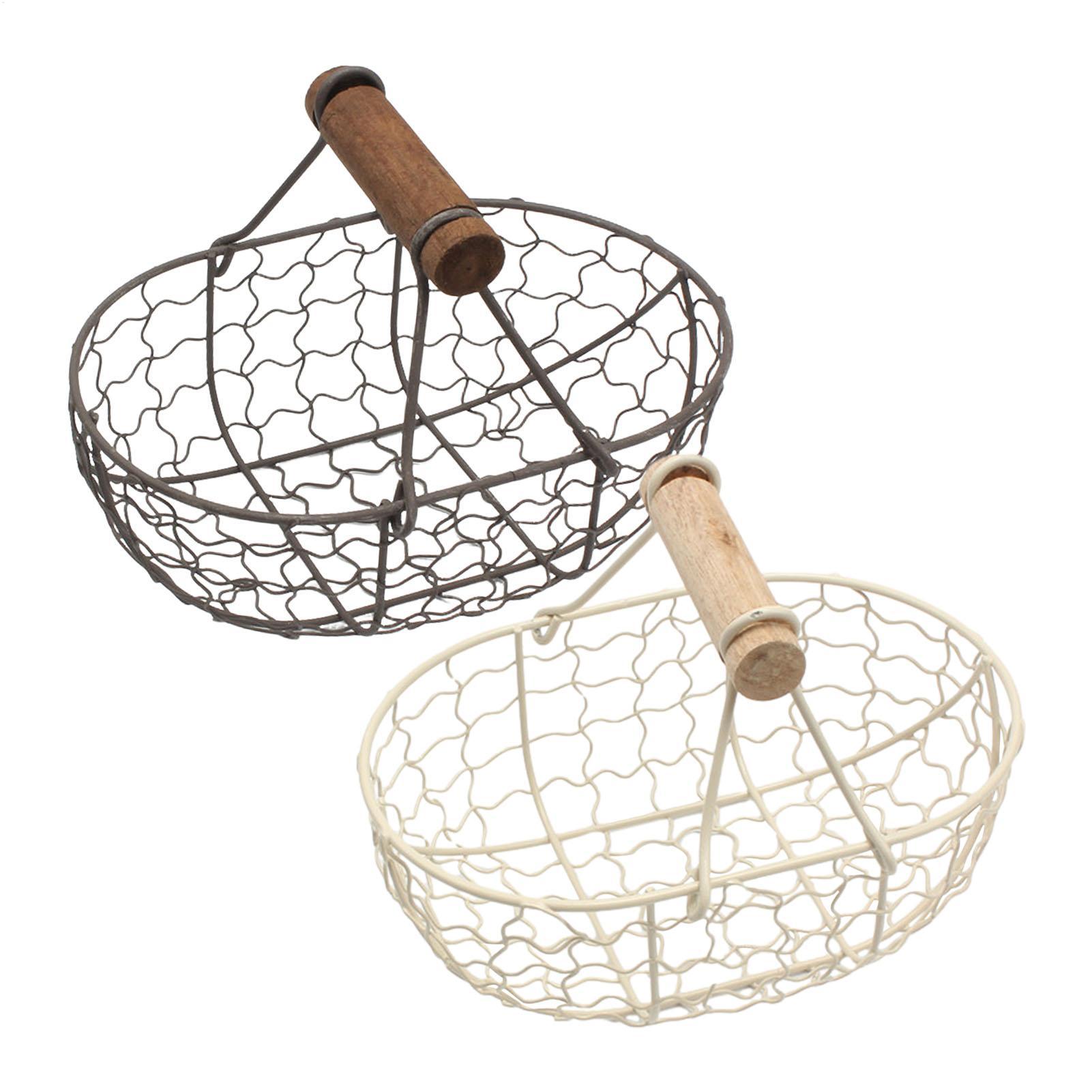 Eiserner Aufbewahrungskorb mit – Food Snacks Basket Bewertung und Preis