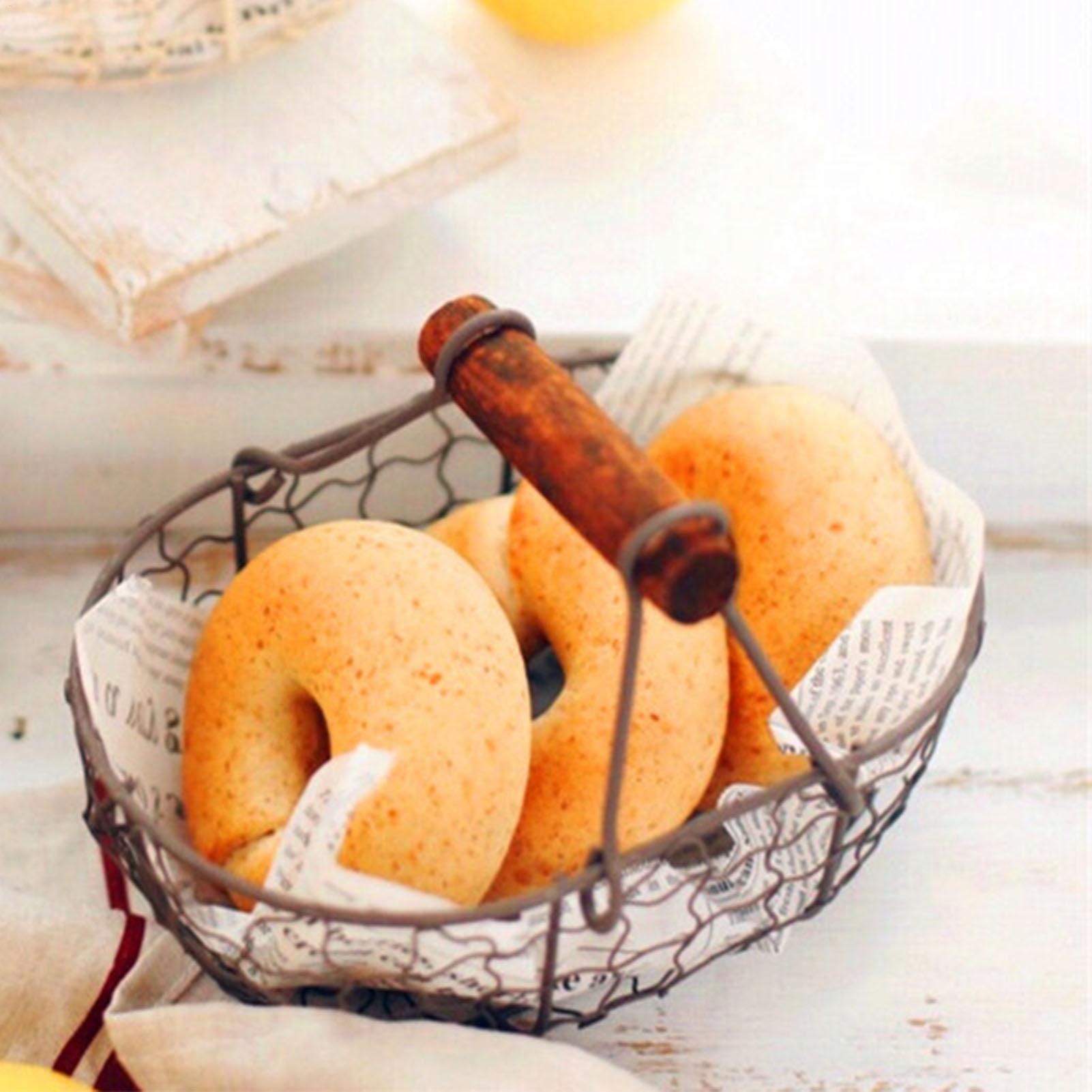 Eiserner Aufbewahrungskorb mit – Food Snacks Basket Bewertung und Preis