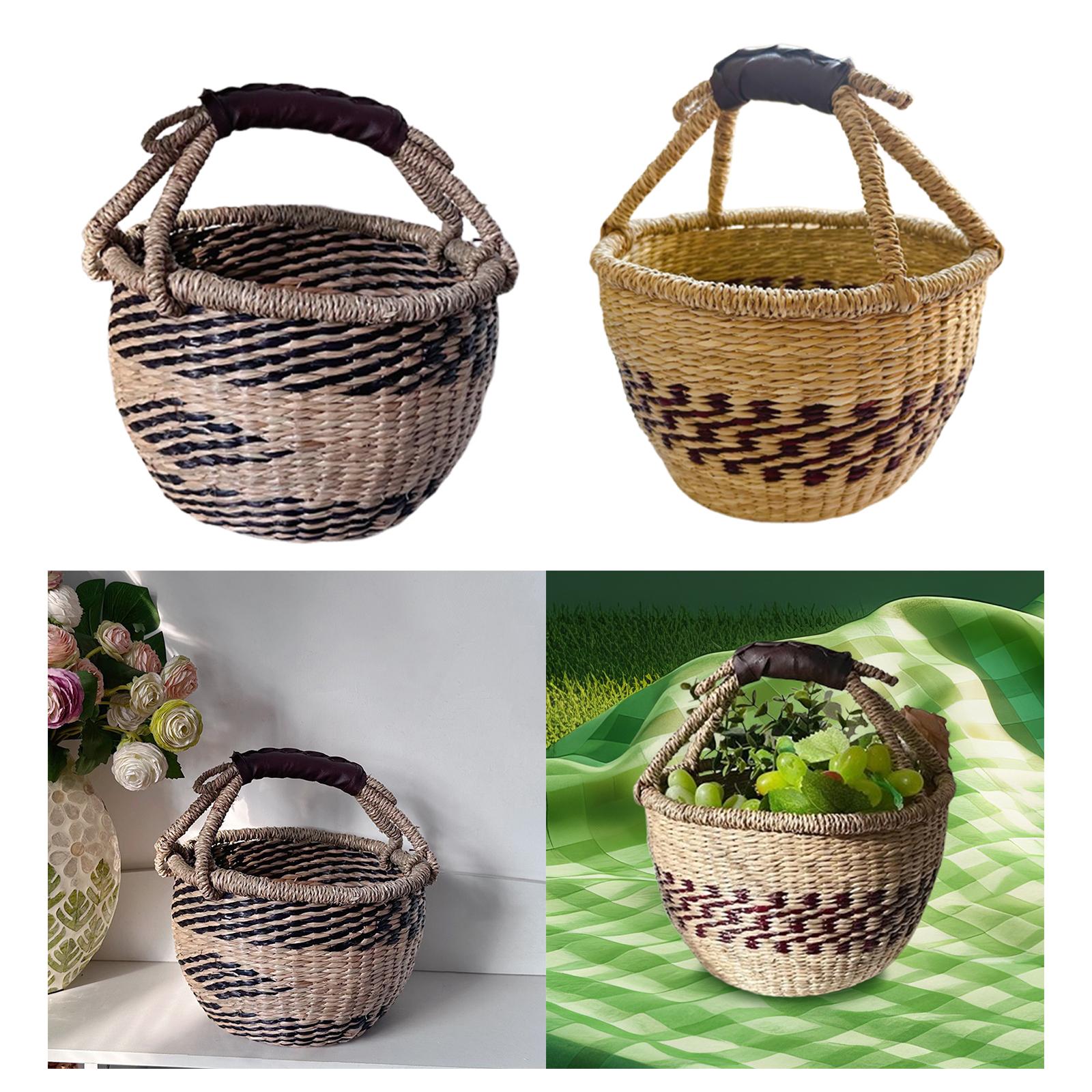 Handgewebter Picknickkorb, Mul – Food Snacks Basket Bewertung und Preis