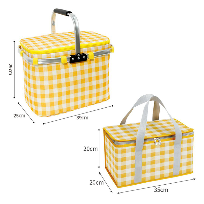 Retro Pastoral Lunch Bag Falte – Food Snacks Basket Bewertung und Preis