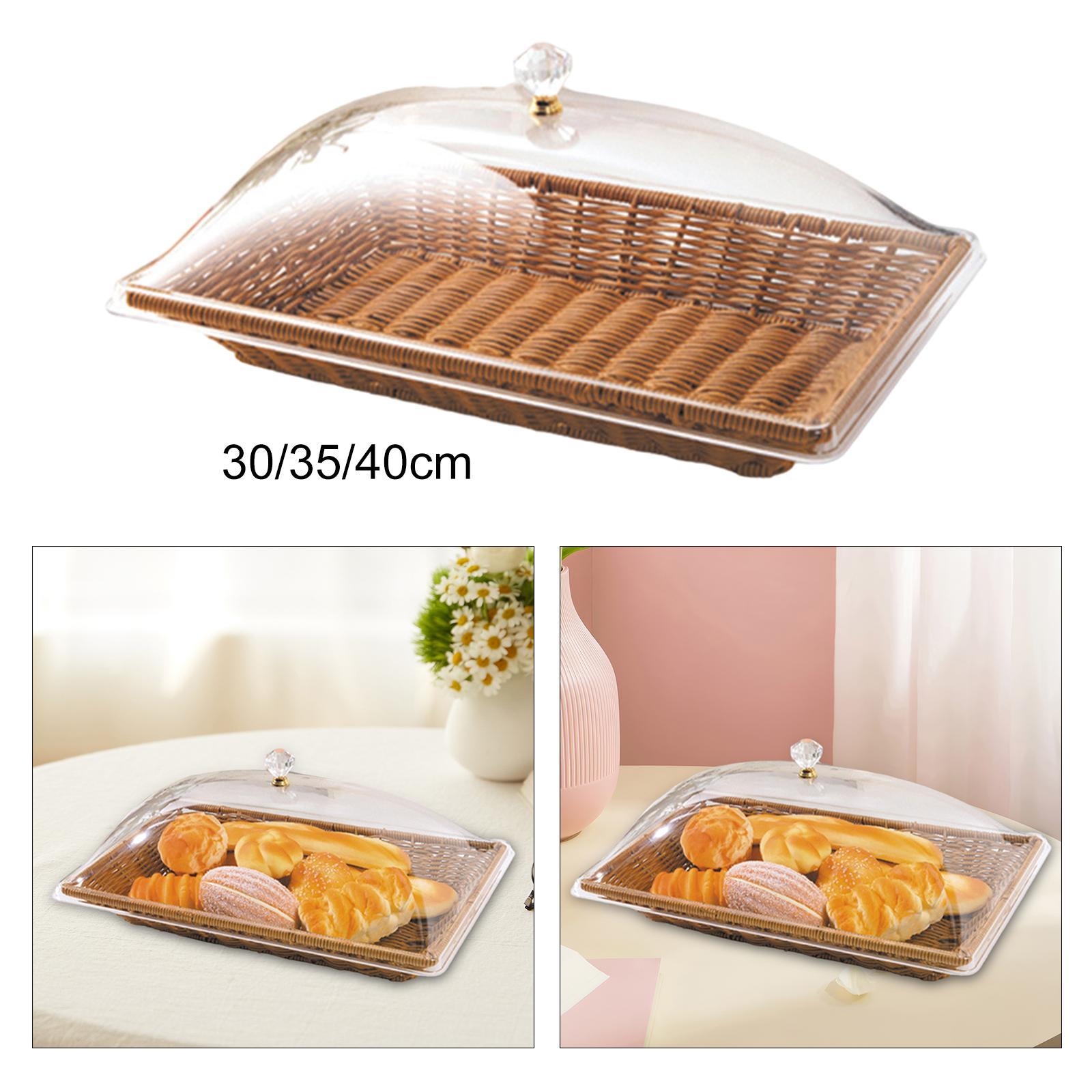 Imitierter Rattan-Geflochtener – Food Snacks Basket Bewertung und Preis