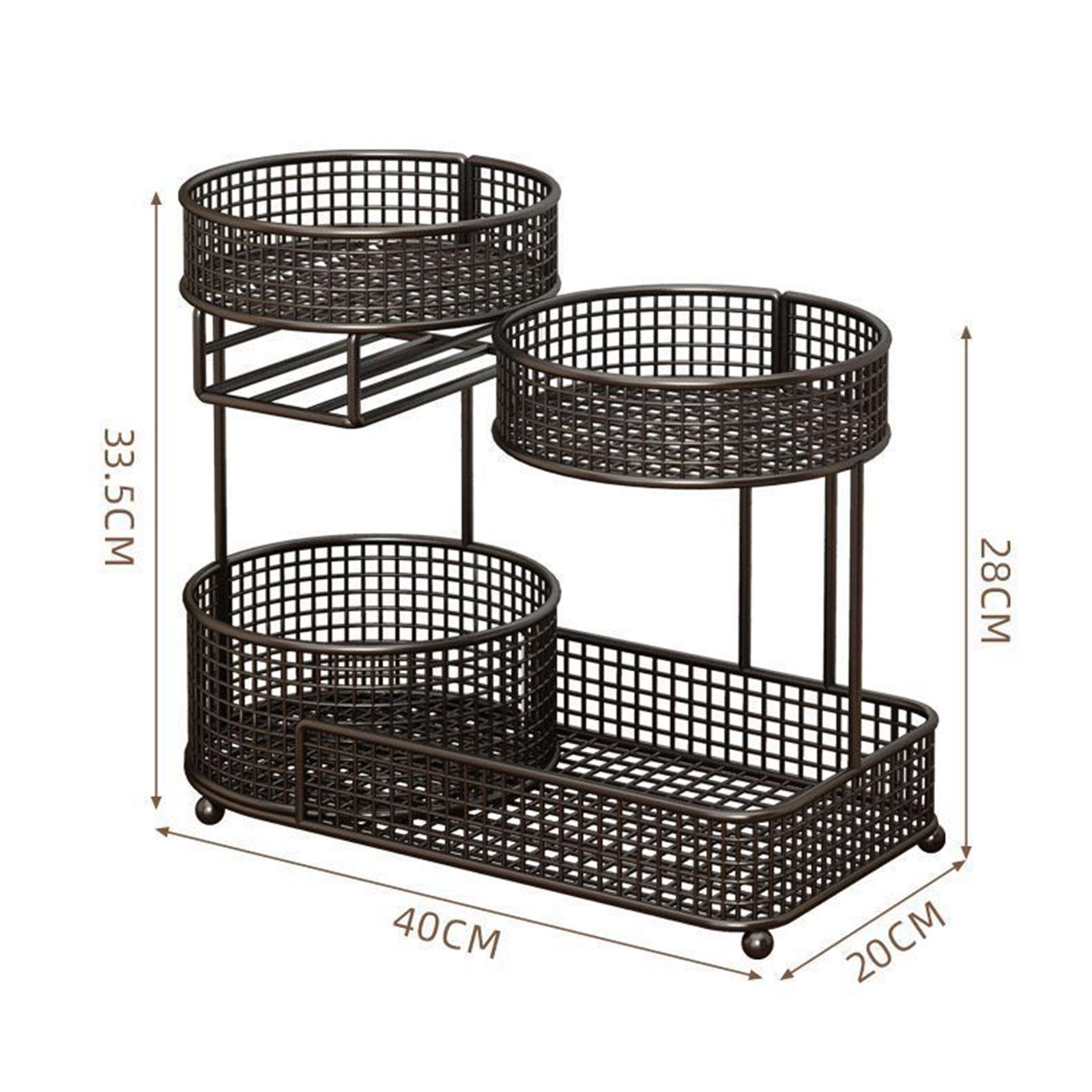 Großer Metall-Obstkorb 3-stöck – Food Snacks Basket Bewertung und Preis