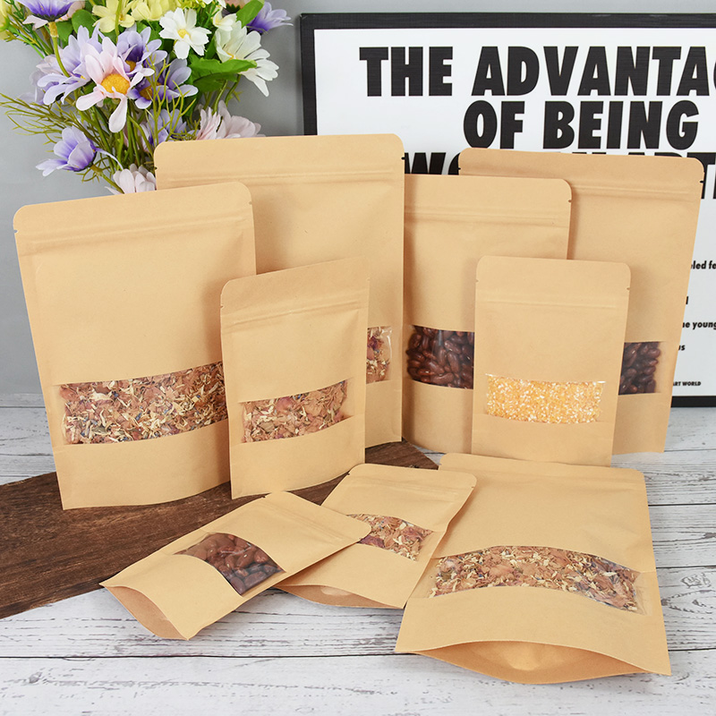 20/50 stücke Kraft Papier Zip- – Food Snacks Gifts Bewertung und Preis