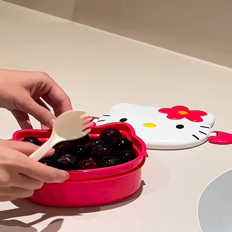 Niedliche Hello Kitty-förmige  – Food Snacks Box Bewertung und Preis