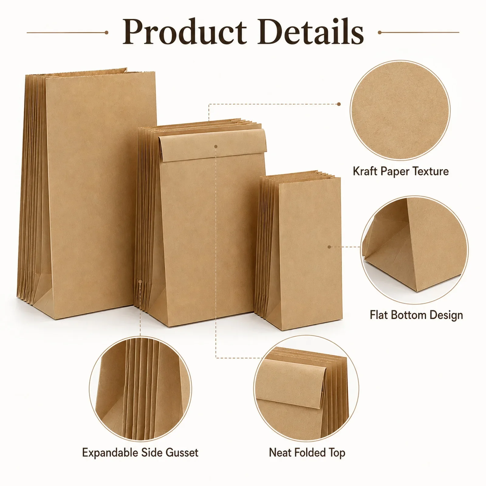 10-30 Stück Kleine Braune Kraf – Food Snacks Gifts Bewertung und Preis