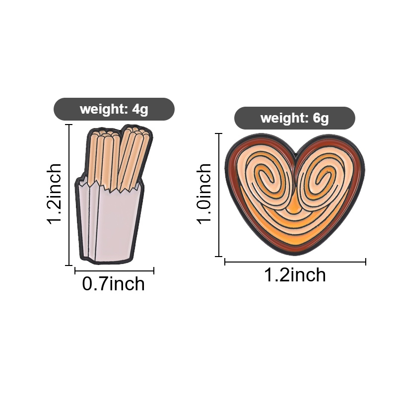 Lustiger Snack-Emaille-Pin, Ch – Food Snacks Gifts Bewertung und Preis