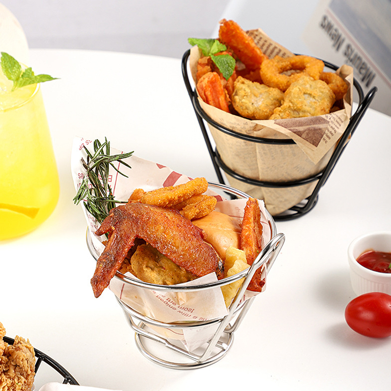 Französisch Frites Korb Snack  – Food Snacks Basket Bewertung und Preis