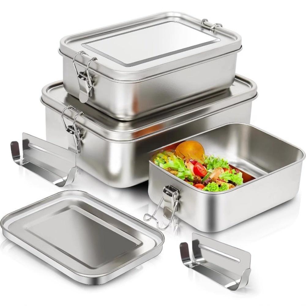 Edelstahl-Bento-Box, Metall-Lu – Food Snacks Wholesale Bewertung und Preis